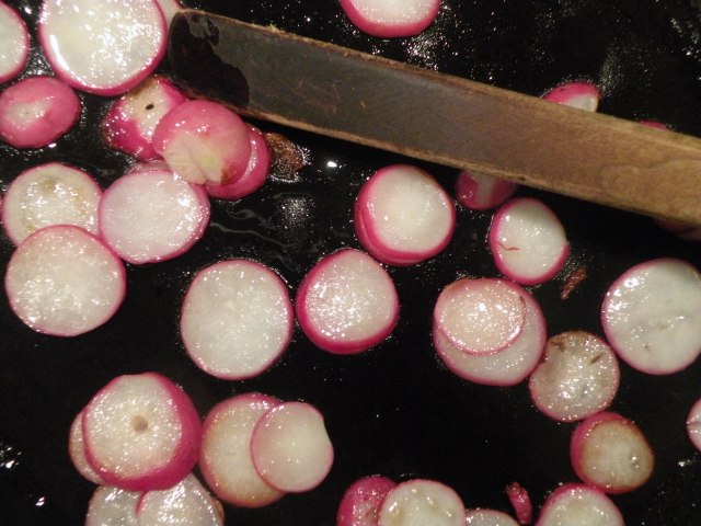 Sauteed Radishes